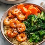 Honey Garlic Shrimp Meal Prep Bowls