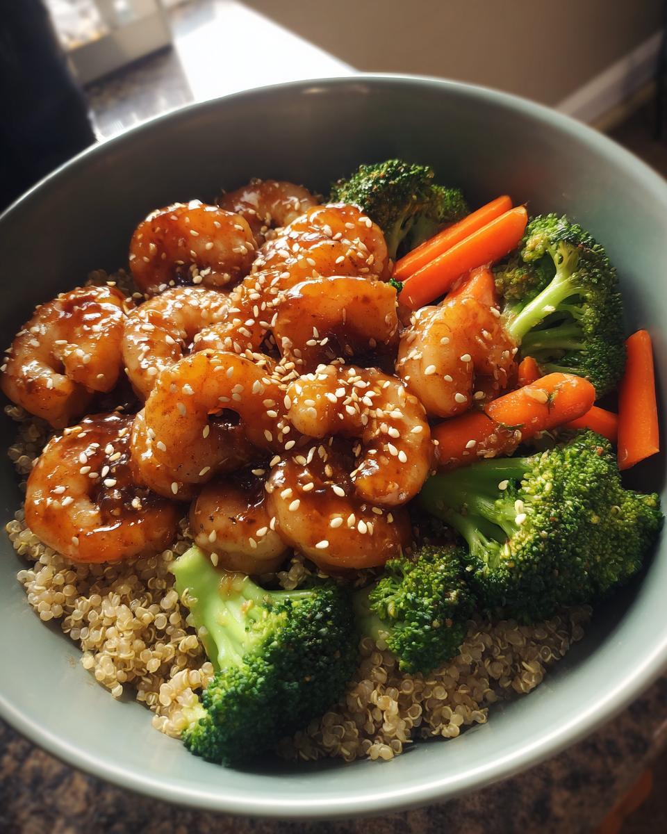 Honey Garlic Shrimp Meal Prep Bowls - detail 2