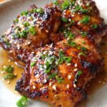 Honey Soy Glazed Chicken Thighs