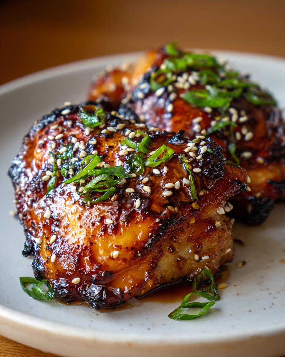 Honey Soy Glazed Chicken Thighs - detail 2