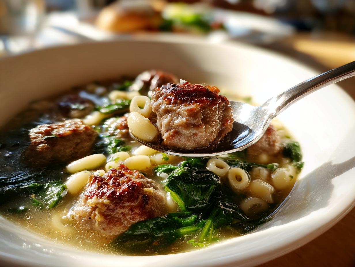 Italian Wedding Soup - detail 2