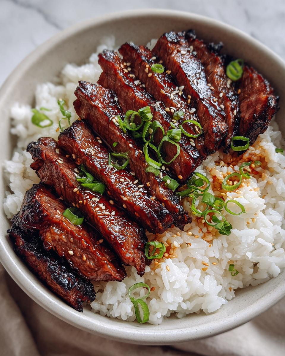 Korean Beef Rice Bowls - detail 1