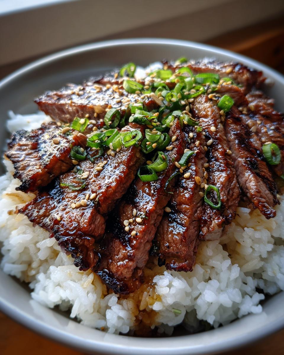 Korean Beef Rice Bowls - detail 2