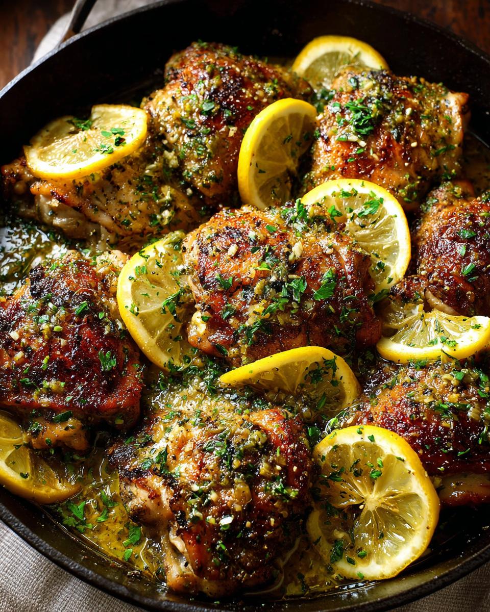 Lemon Garlic Chicken Skillet Dinner - detail 1