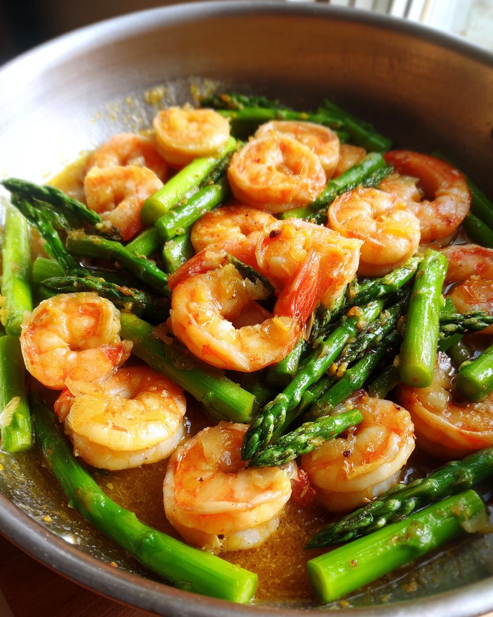 Lemon Garlic Shrimp Asparagus Skillet - detail 1