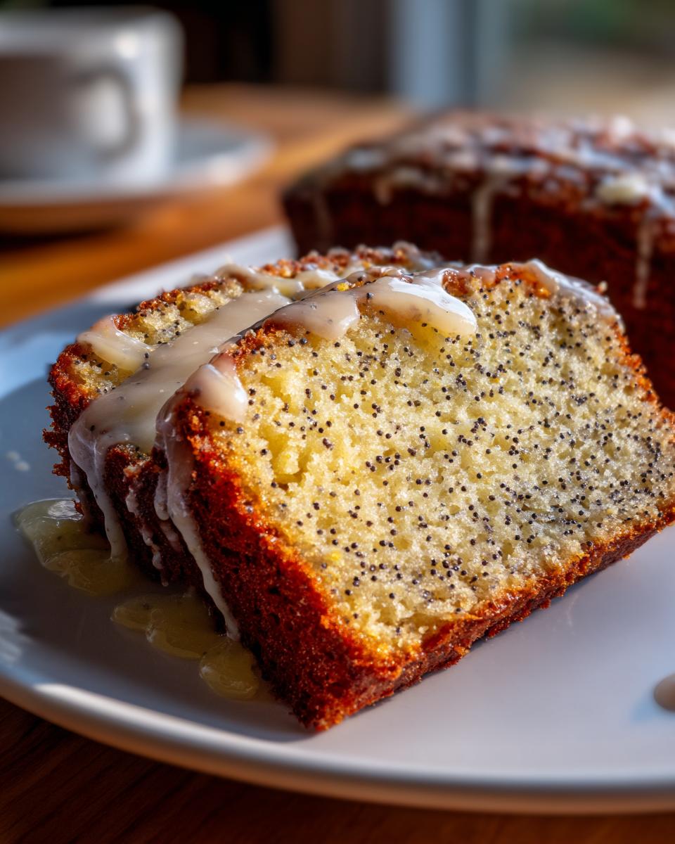 Lemon Poppy Seed Loaf - detail 1