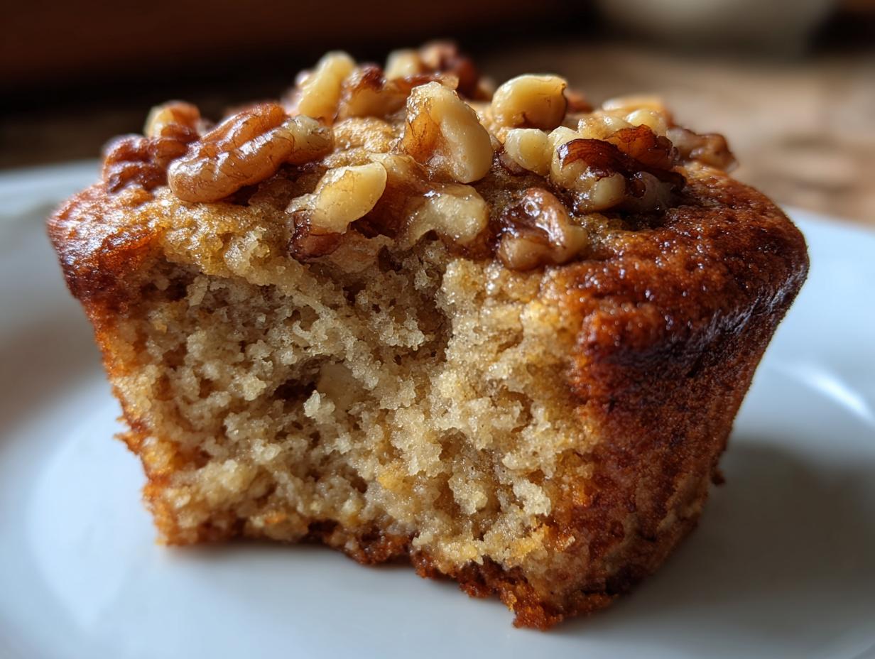 Maple Banana Walnut Muffins - detail 1