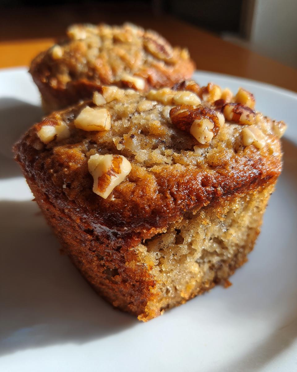 Maple Banana Walnut Muffins - detail 2