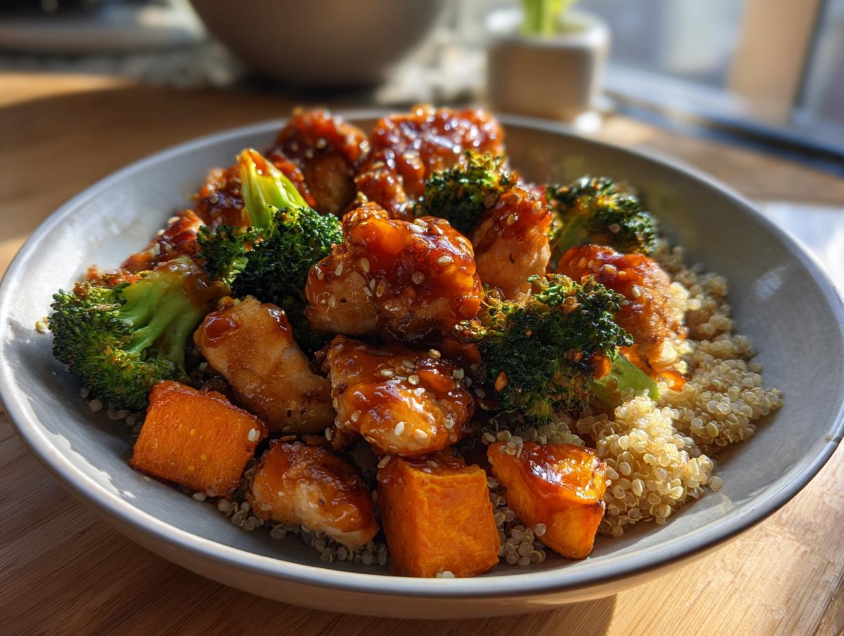 Maple Garlic Chicken Bowl - detail 2