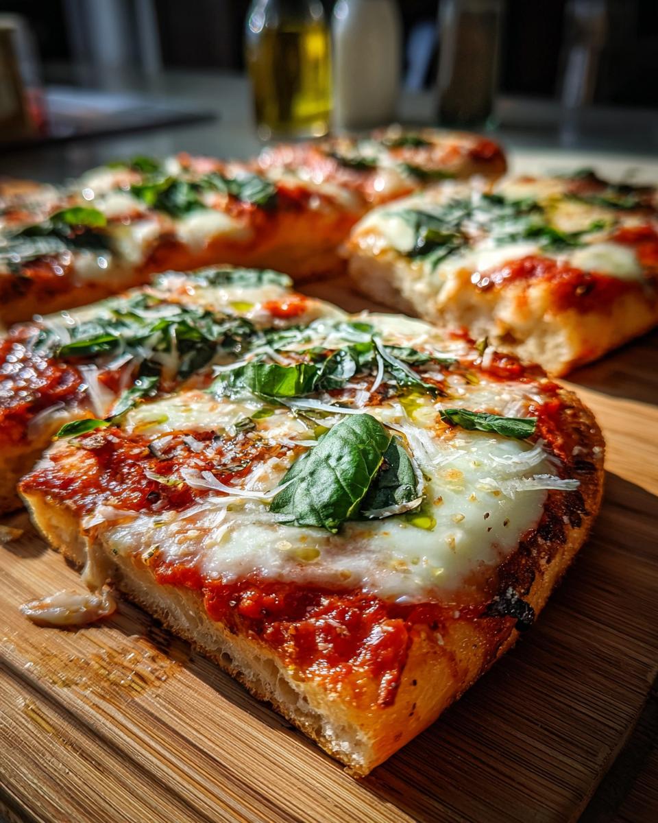 Margherita Flatbread Pizza - detail 1