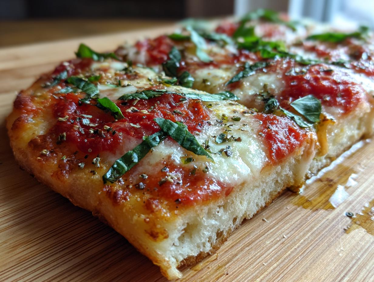 Margherita Flatbread Pizza - detail 2