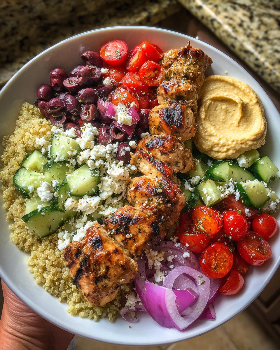 Unforgettable: 7-Step Mediterranean Chicken Bowls Recipe! 4 Mediterranean Chicken Bowls - detail 1