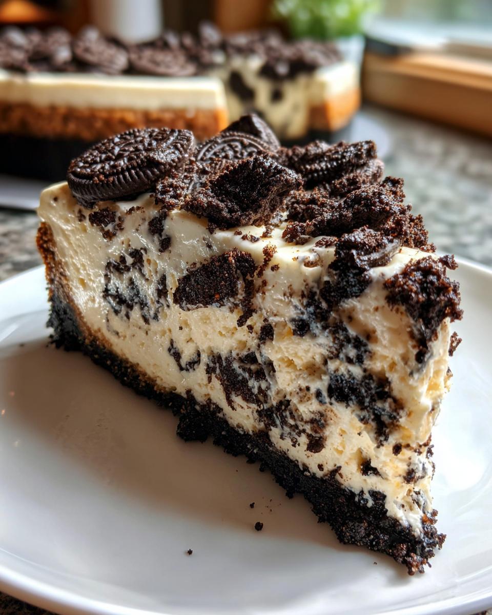 No Bake Oreo Cheesecake - detail 2