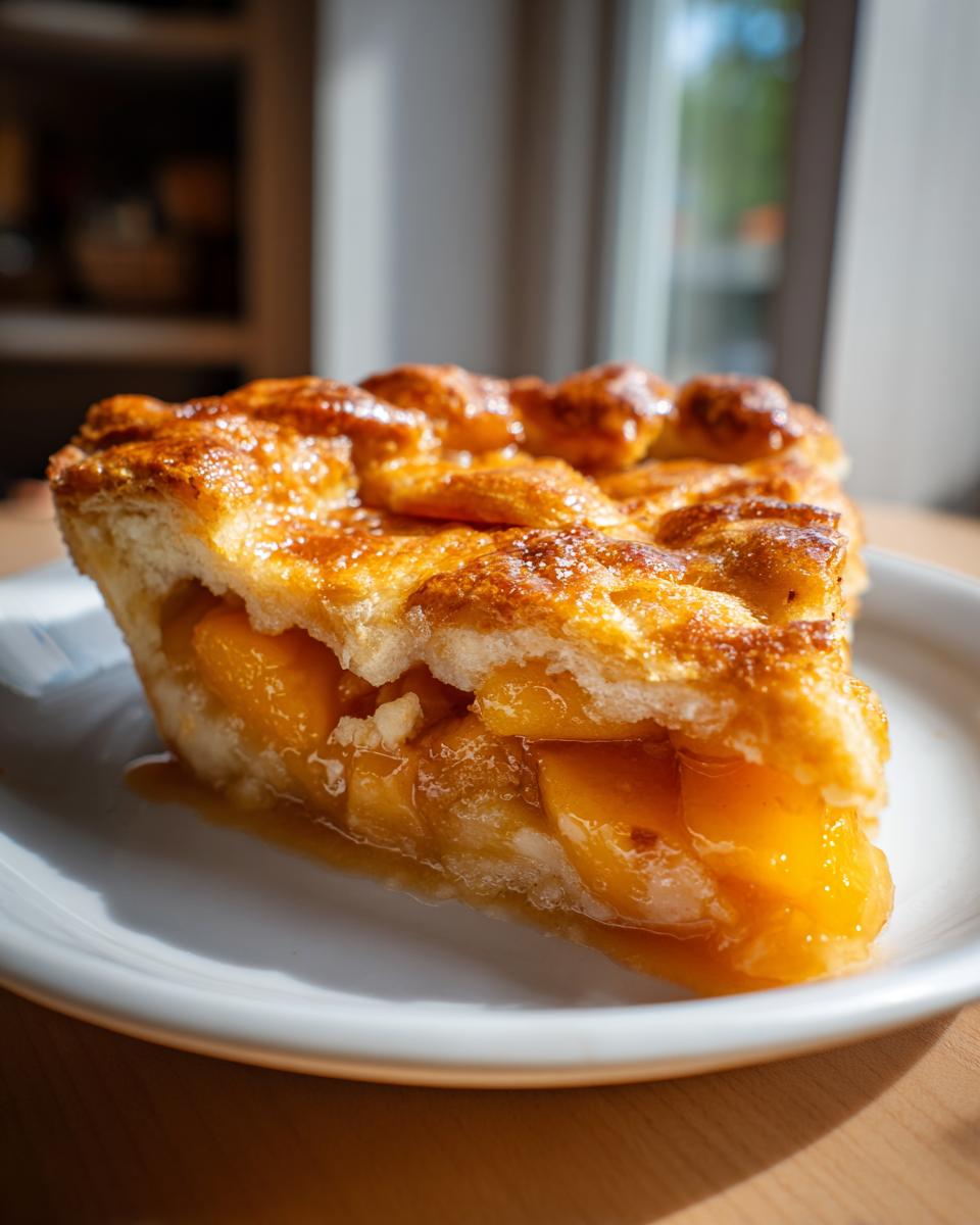 Old Fashioned Peach Cobbler - detail 1