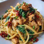 One Pot Creamy Tuscan Chicken Pasta
