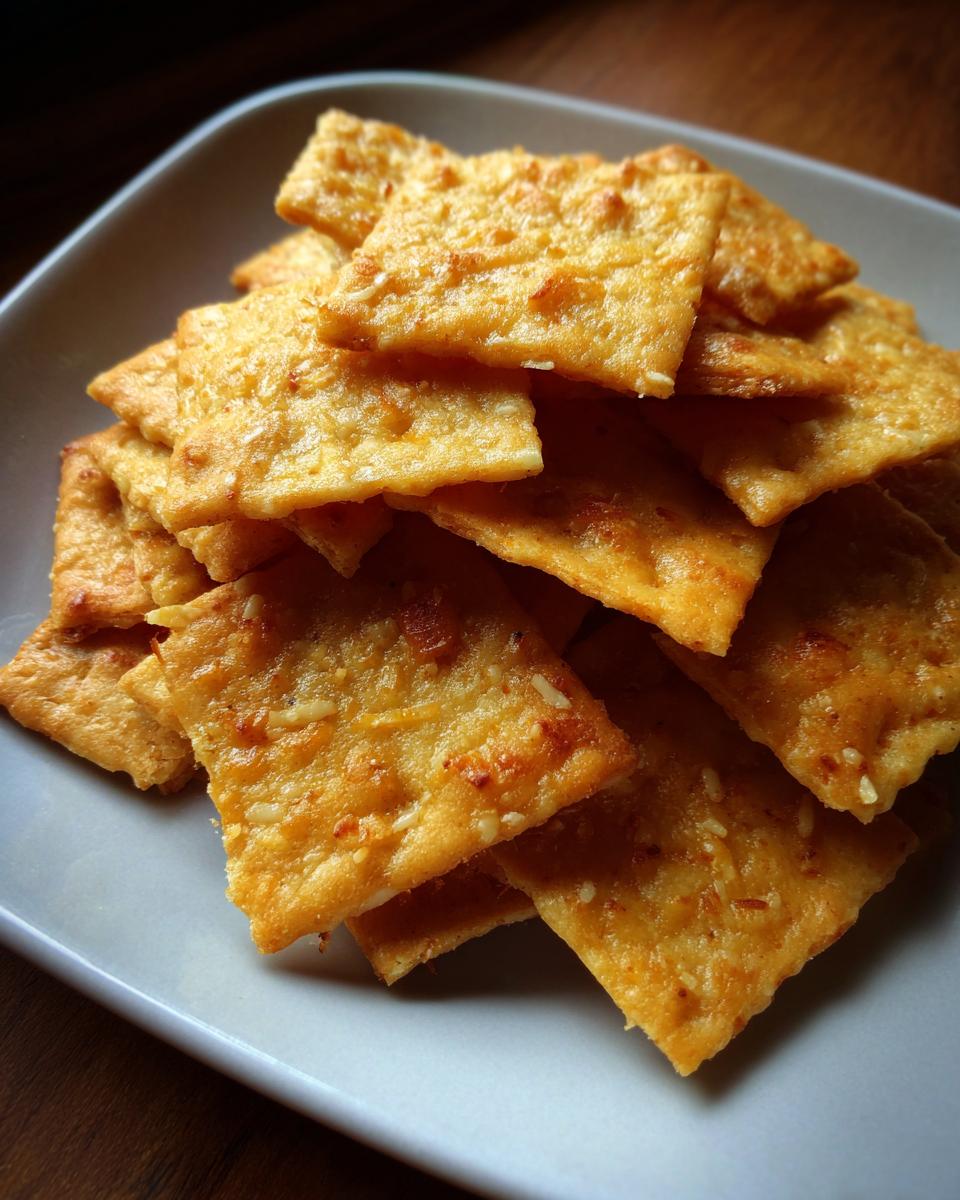 Parmesan Garlic Crackers - detail 2