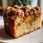Peach Streusel Coffee Cake