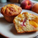 Peach Yogurt Muffins