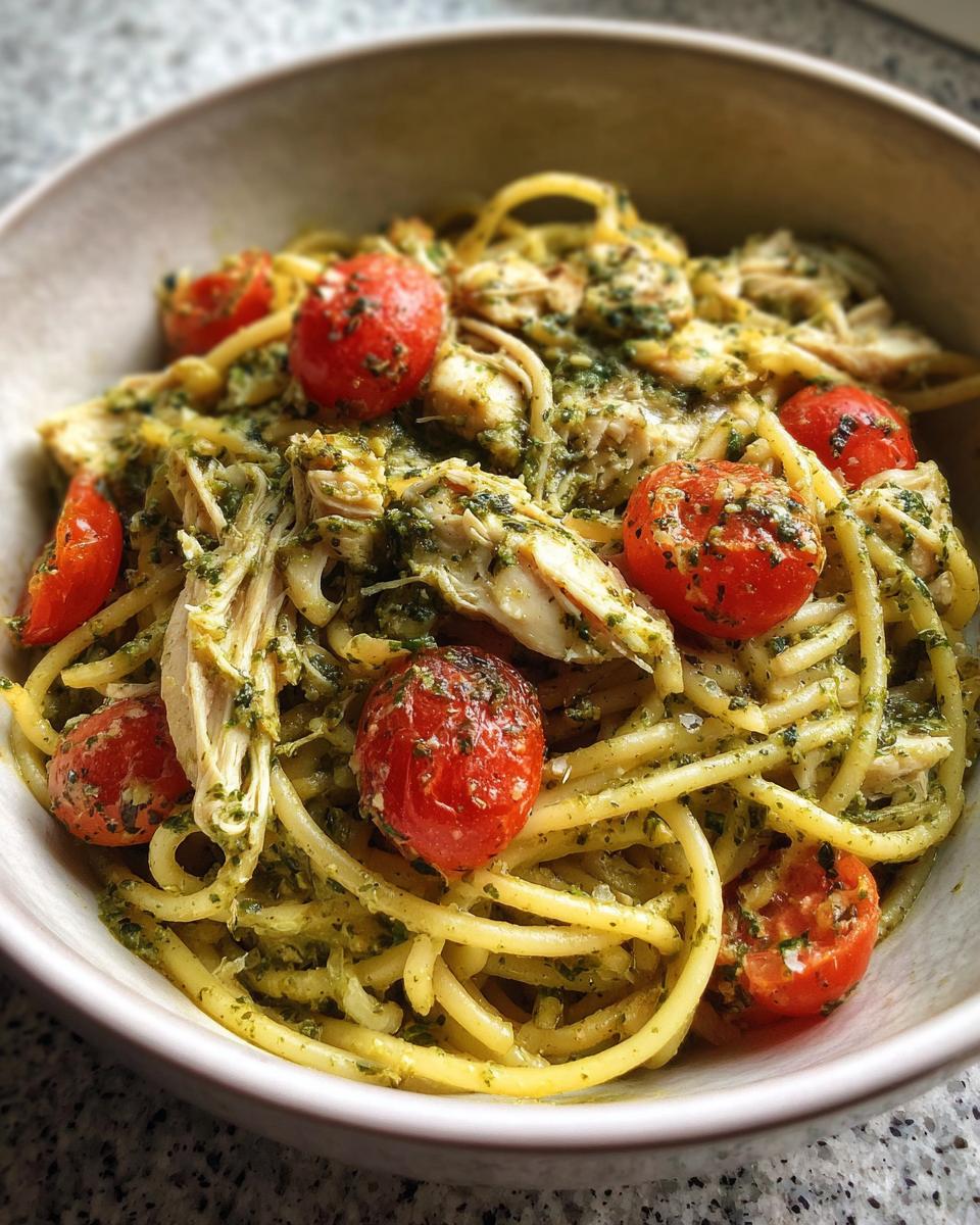 Pesto Chicken Pasta - detail 1