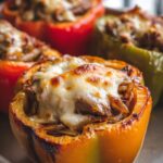 Philly Cheesesteak Stuffed Peppers