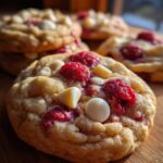Raspberry White Chocolate Cookies