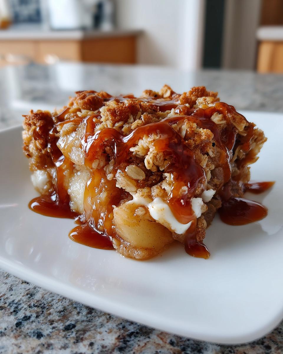 Salted Caramel Apple Crisp - detail 1