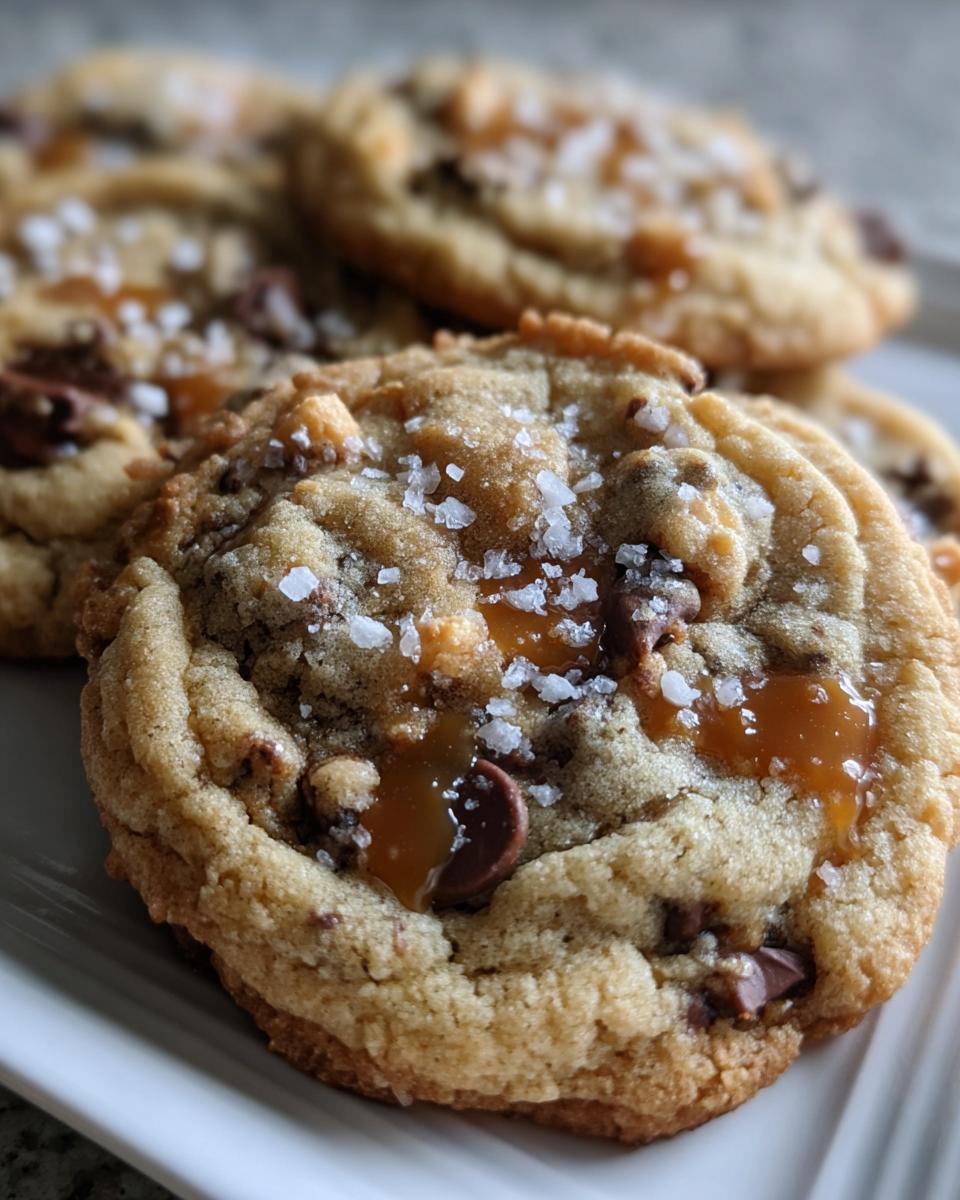 Salted Caramel Chocolate Chip Cookies - detail 1