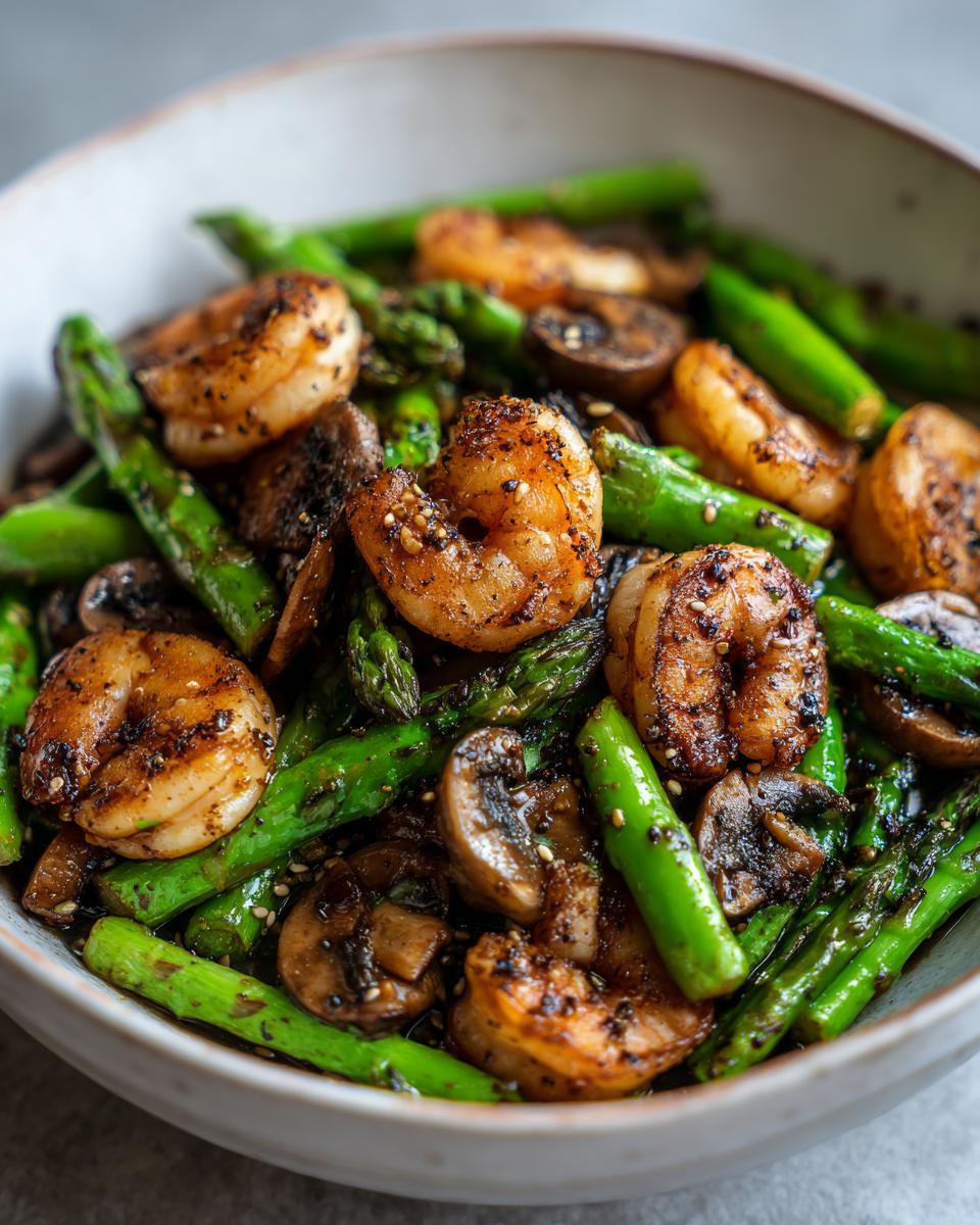 Unleash This 25-Min. Shrimp Asparagus Mushroom Stir Fry! 5 Shrimp Asparagus Mushroom Stir Fry - detail 2