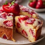 Soft Strawberry Buttermilk Cake