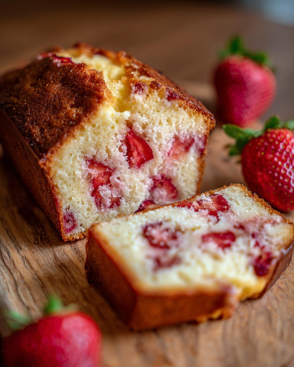 Soft Strawberry Buttermilk Cake - detail 2