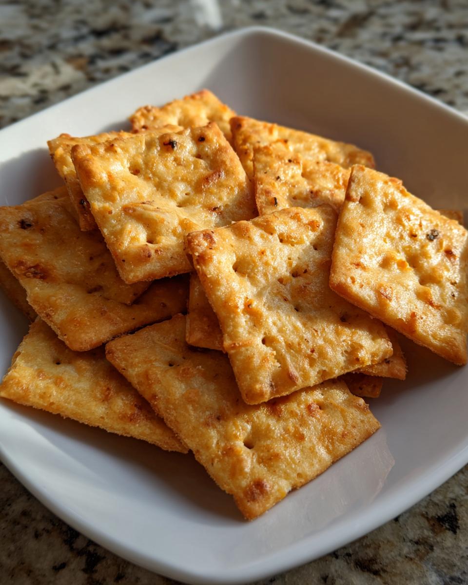 Spicy Cheddar Crackers - detail 2