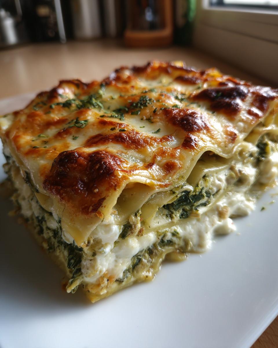 Spinach Ricotta Lasagna - detail 1