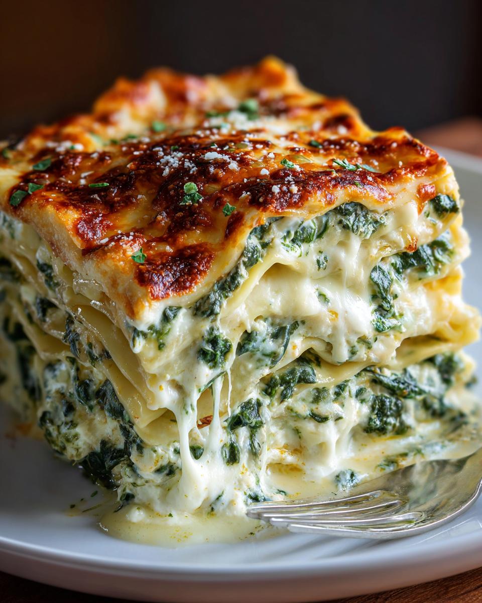 Spinach Ricotta Lasagna - detail 2
