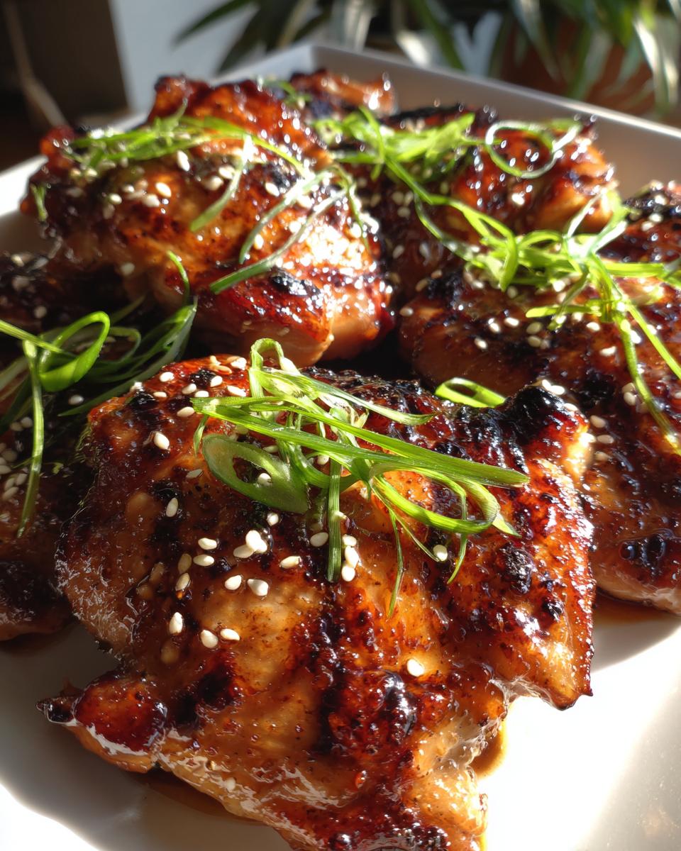 Sticky Teriyaki Chicken Thighs - detail 1