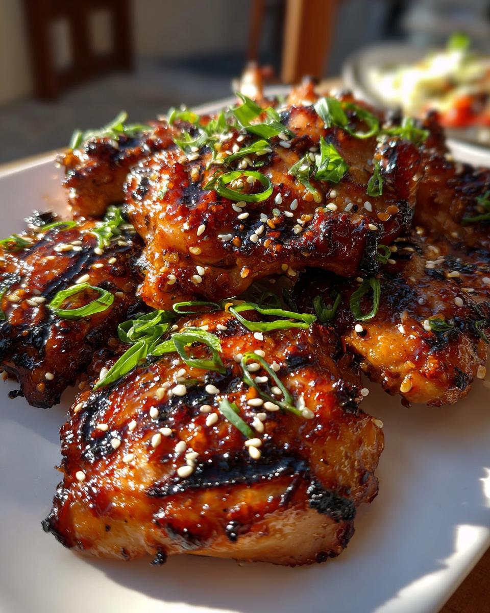 Sticky Teriyaki Chicken Thighs - detail 2