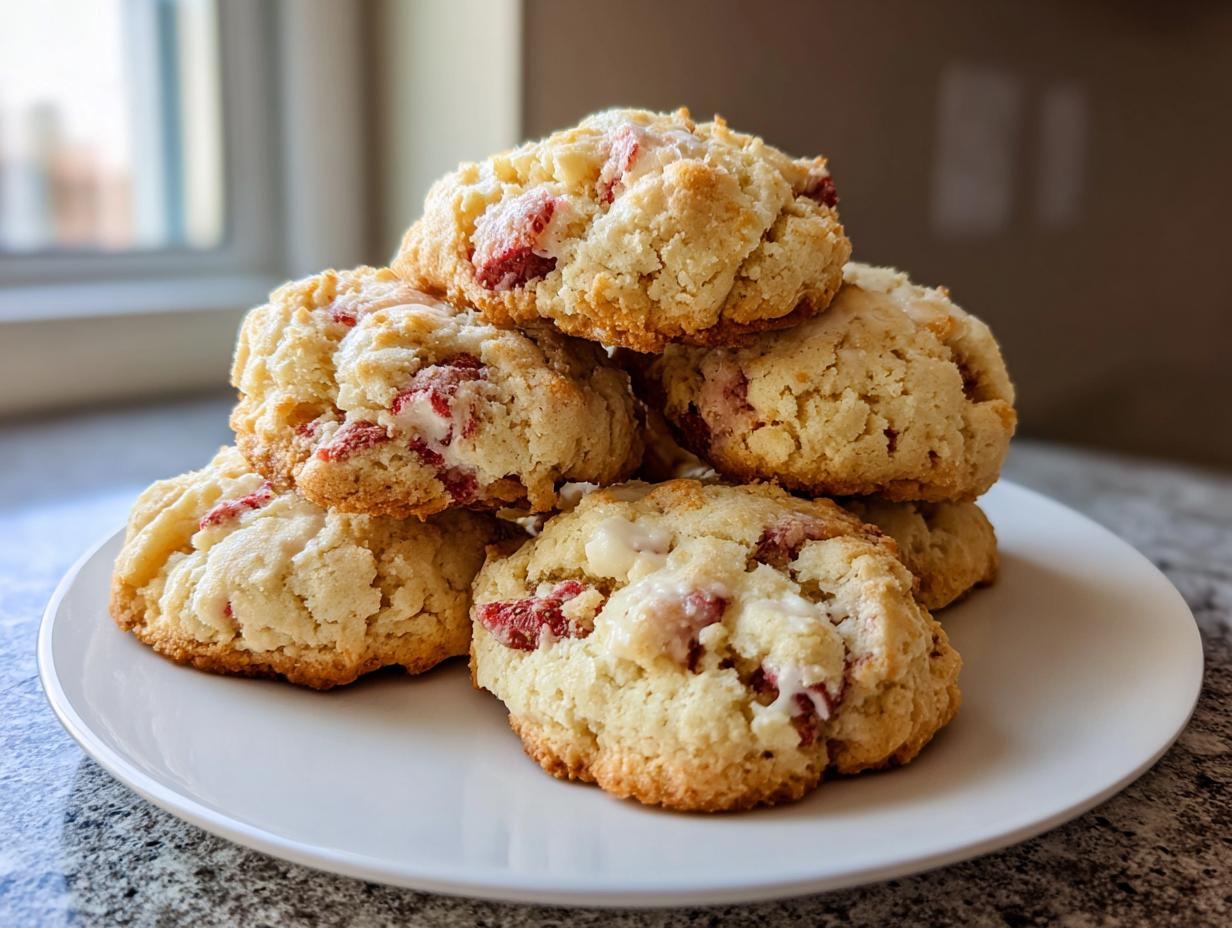 Strawberry Cheesecake Cookies - detail 2