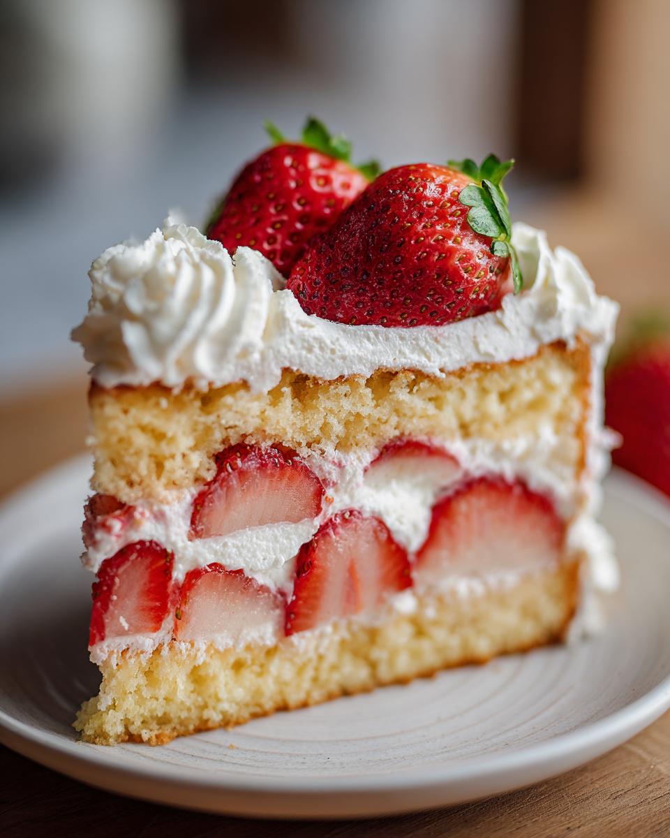 Unbelievable! 1 Perfect Strawberry Cream Cake Recipe 4 Strawberry Cream Cake - detail 1