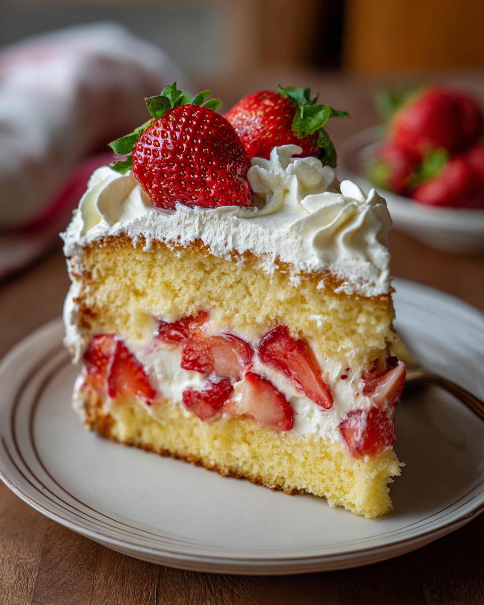 Unbelievable! 1 Perfect Strawberry Cream Cake Recipe 5 Strawberry Cream Cake - detail 2