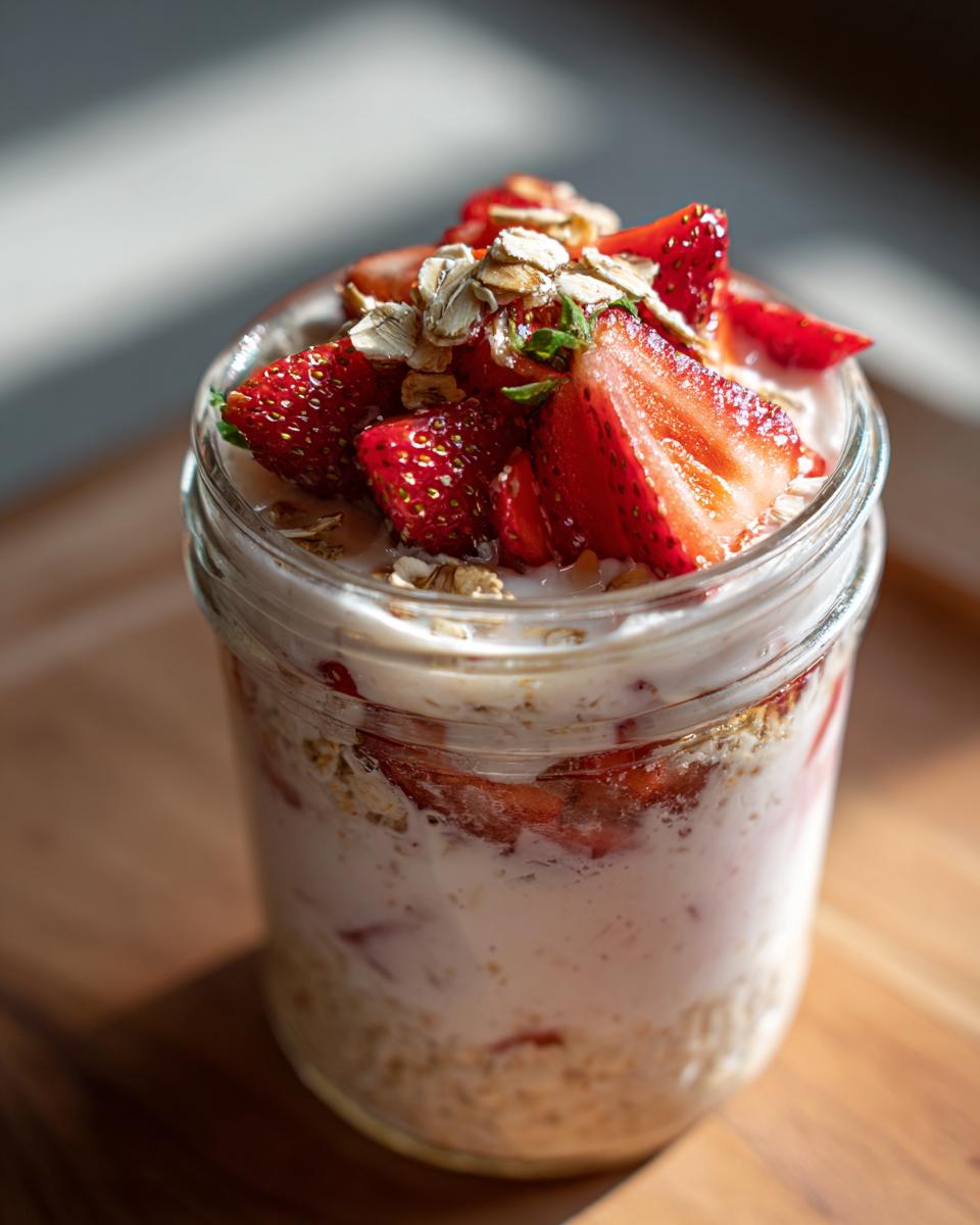 Strawberry Cream Overnight Oats - detail 2