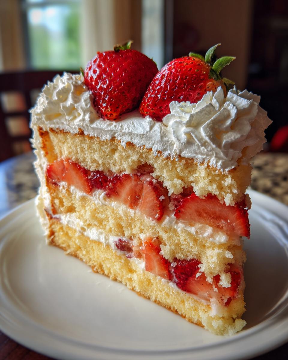 Strawberry Shortcake Layer Cake - detail 2