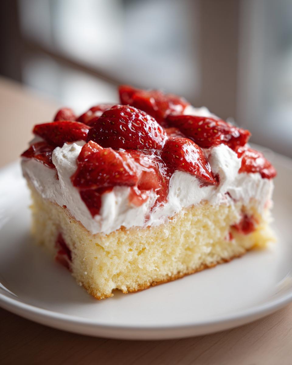 Strawberry Shortcake Sheet Cake - detail 2