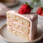 Strawberry Vanilla Buttercream Cake