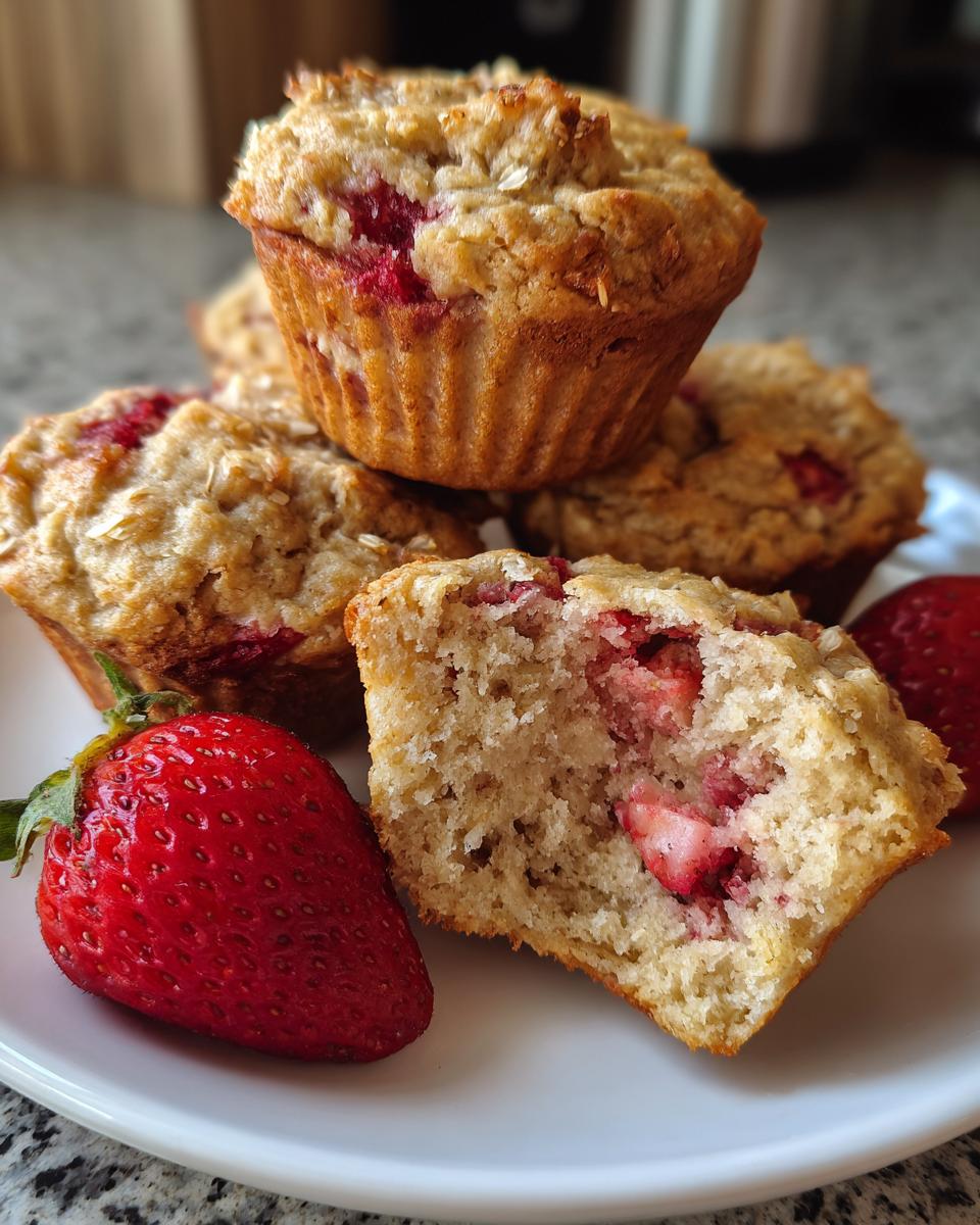 Strawberry Yogurt Breakfast Muffins - detail 2
