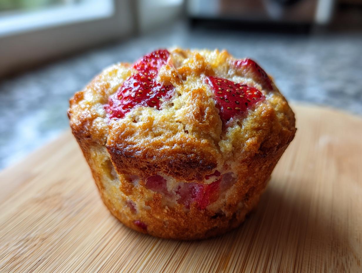 Strawberry Yogurt Muffins - detail 1