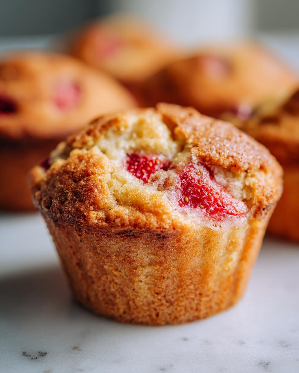 Strawberry Yogurt Muffins - detail 2