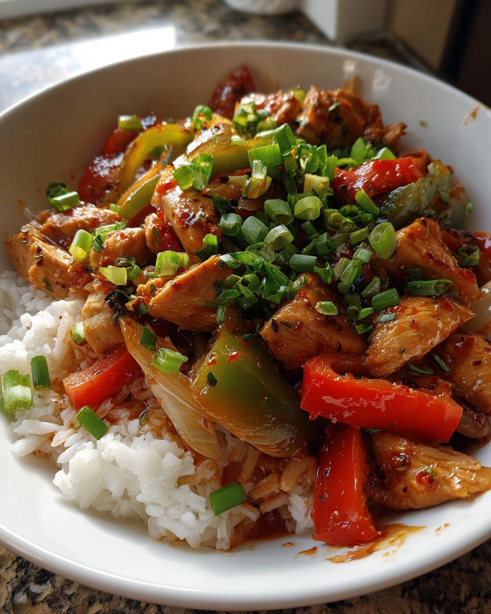 Sweet Chili Chicken Stir Fry - detail 2