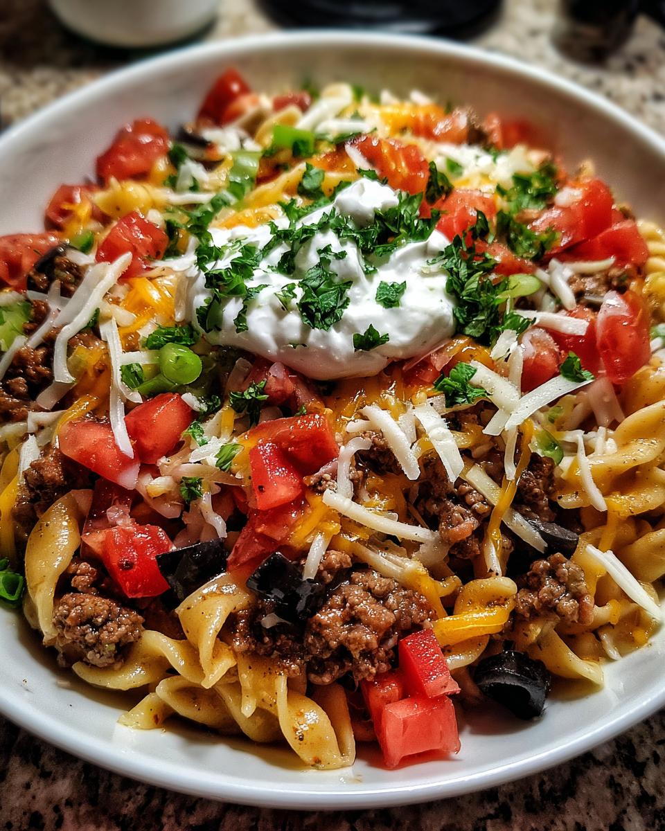 Taco Pasta Salad - detail 2