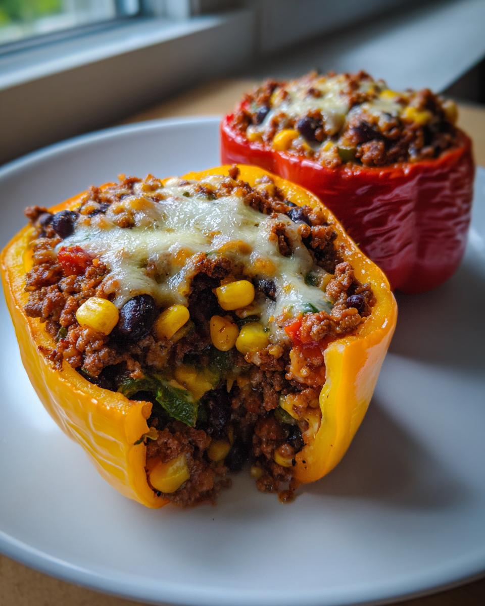 Taco Stuffed Bell Peppers - detail 2
