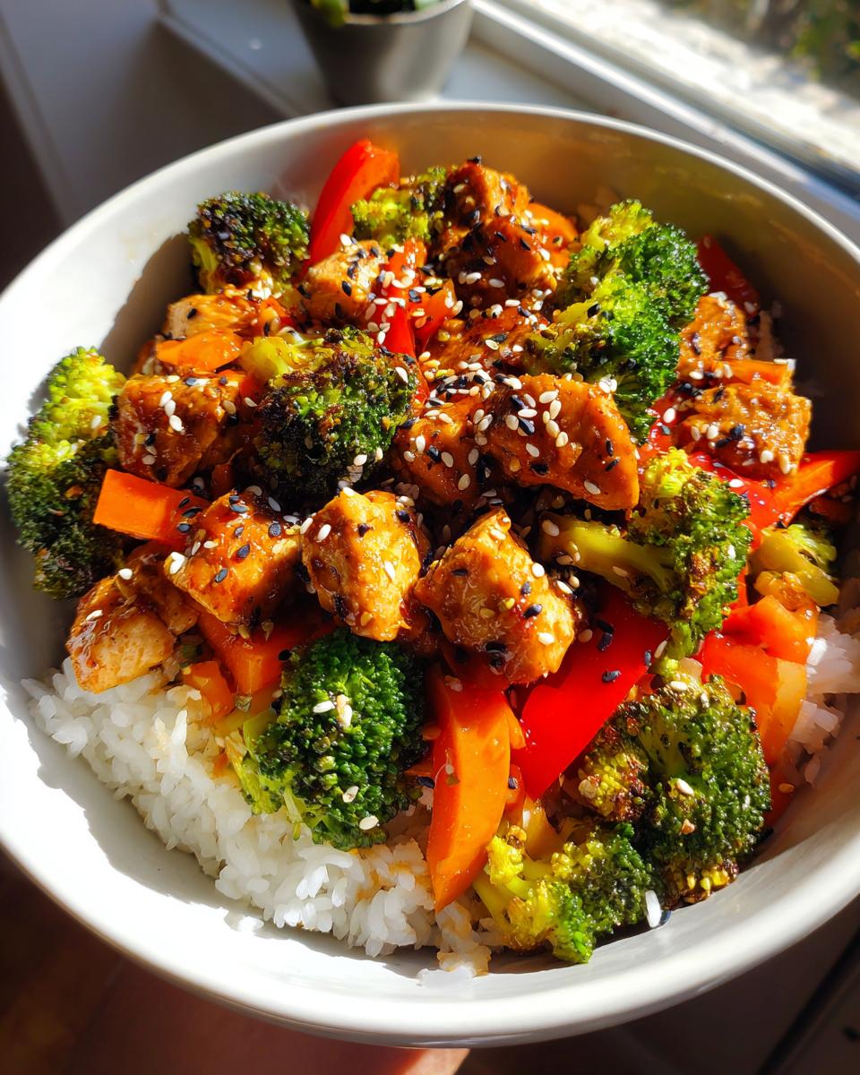 Teriyaki Chicken Veggie Bowl - detail 1