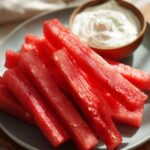 Viral Watermelon Fries with Coconut Lime Dip